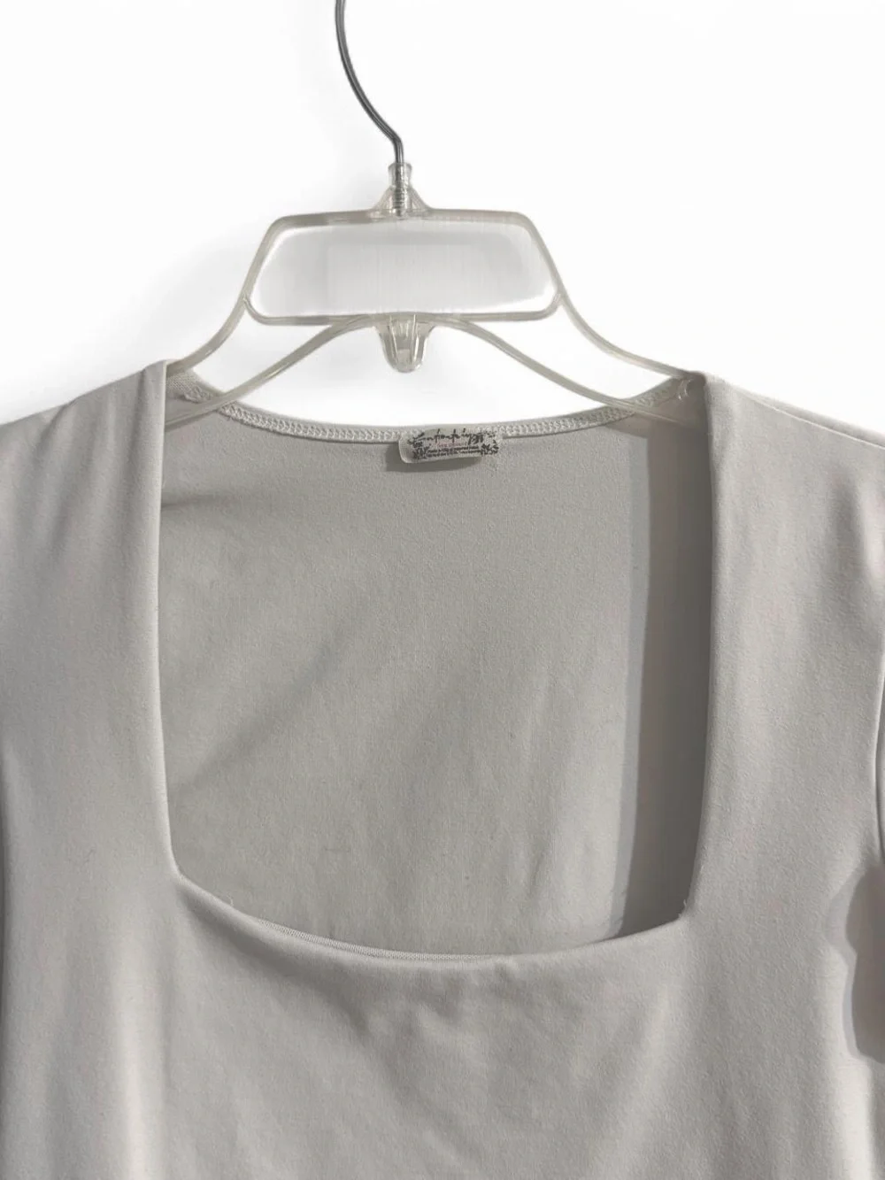 Free People Intimately - White Square Neck Bodysuit